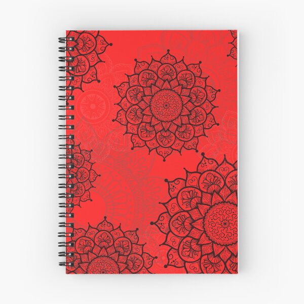 Artikelvorschau, Rotes Mandala-Muster entworfen und verkauft von Jennykies.