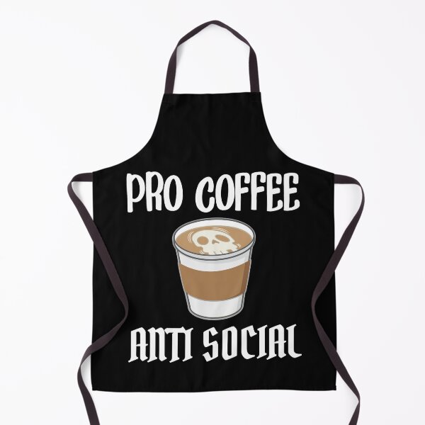 Item preview, Funny Anti Social Coffee Graphic designed and sold by Huhnerdieb Apparel.