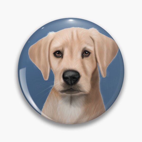 Item preview, Yellow Labrador on Blue designed and sold by Kittys-Art.