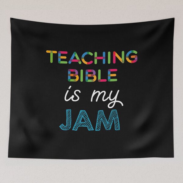 Item preview, Teaching Bible is my Jam. Funny Teaching Bible Design designed and sold by Custom365.
