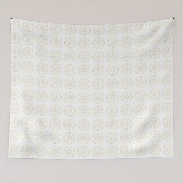 Item preview, Fruit of Life and Merkaba (small pattern) designed and sold by Hagn-Ar.