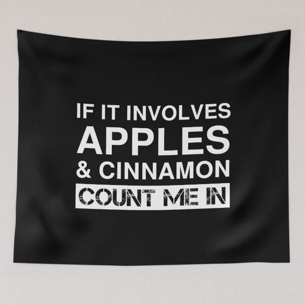 Item preview, Funny Apples And Cinnamon Lover Apple Candy designed and sold by Creekman Designs.