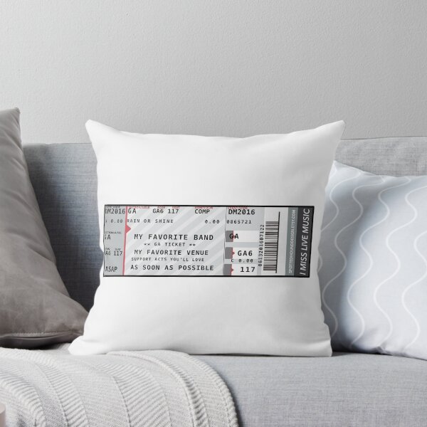 Item preview, I Miss Concerts Ticket Stub designed and sold by spottedhound.
