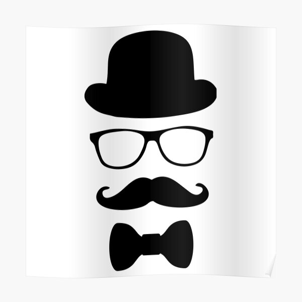 Mr Stache Poster
