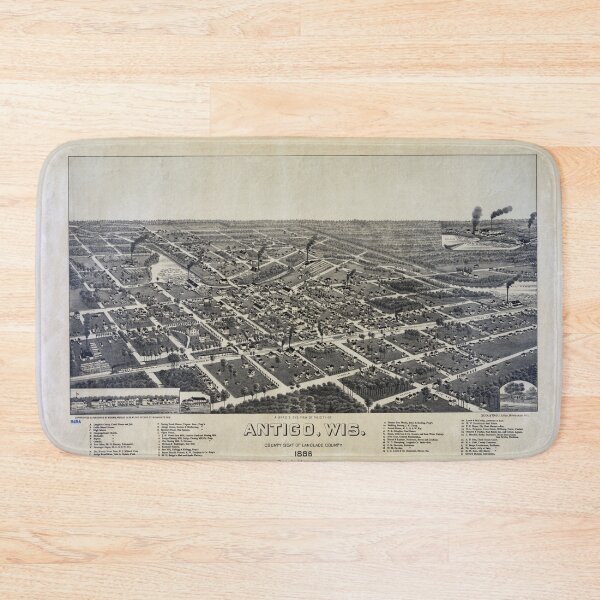 Item preview, Antigo, Wisconsin (1886) designed and sold by allhistory.