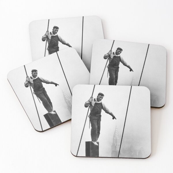 Item preview, Worker Touching The Top Of The Chrysler Building - Circa 1931 designed and sold by warishellstore.
