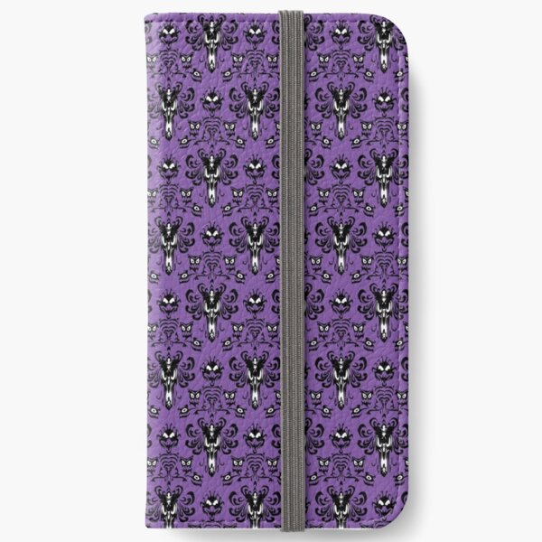 Haunted Mansion Wallpaper Disney Zipper Wallet 