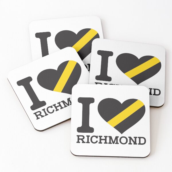 Item preview,  “I love Richmond” AFL & AFLW Inspired Apparels, Merchandise, T Shirts, Leggings, Skirt, Mask, Apron, Eco Bag designed and sold by Ink Inc.