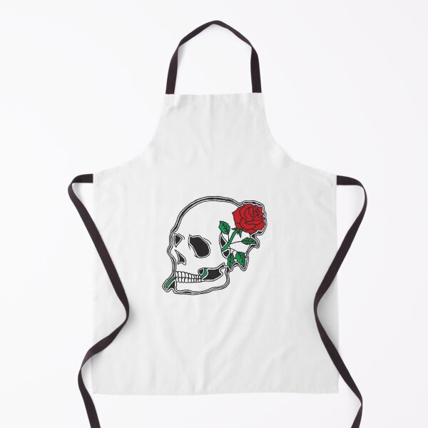 Item preview, Skull with rose designed and sold by oddwall.