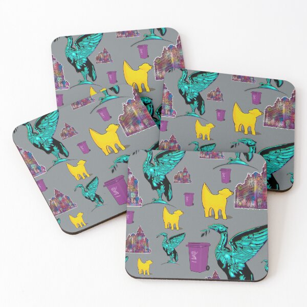 Item preview, Liverpool icon pop art  mashup pattern  designed and sold by Shelmodine79.