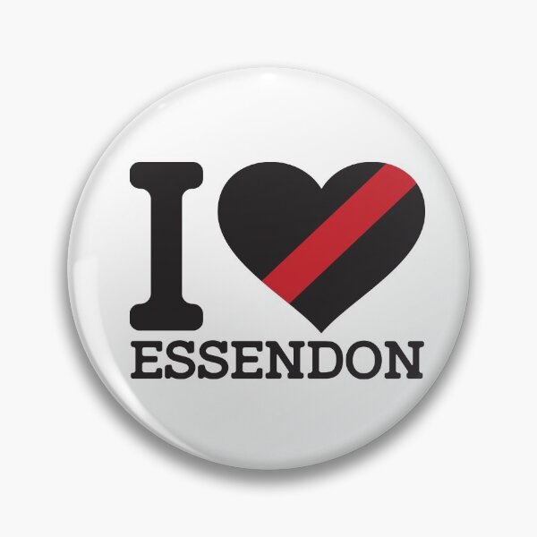 Item preview, “I love Essendon” AFL Inspired Inspired Apparels, Merchandise, T Shirts, Leggings, Skirt, Mask, Apron, Eco Bag designed and sold by Ink Inc.