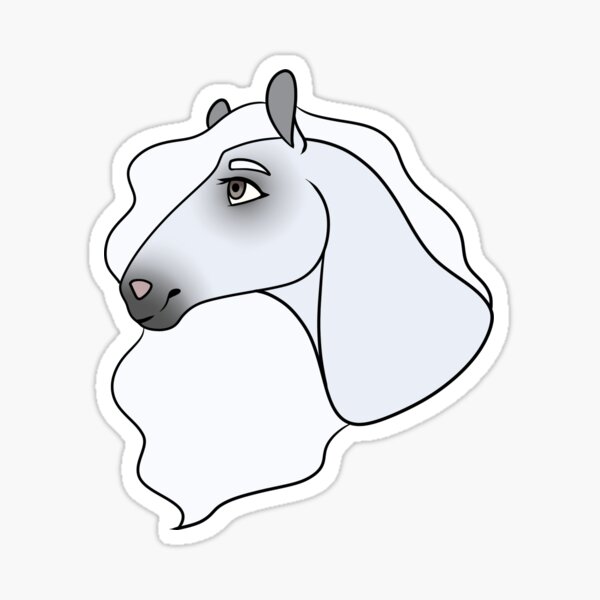Item preview, Friesian (White) designed and sold by lunarponies.