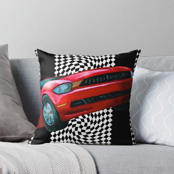Item preview, Red Car Victory Lap designed and sold by Melissa J Barrett.