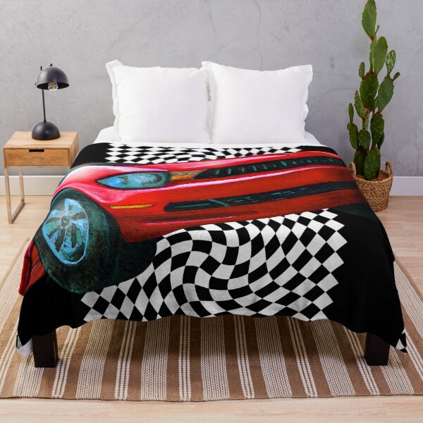 Item preview, Red Car Victory Lap designed and sold by Melissa J Barrett.