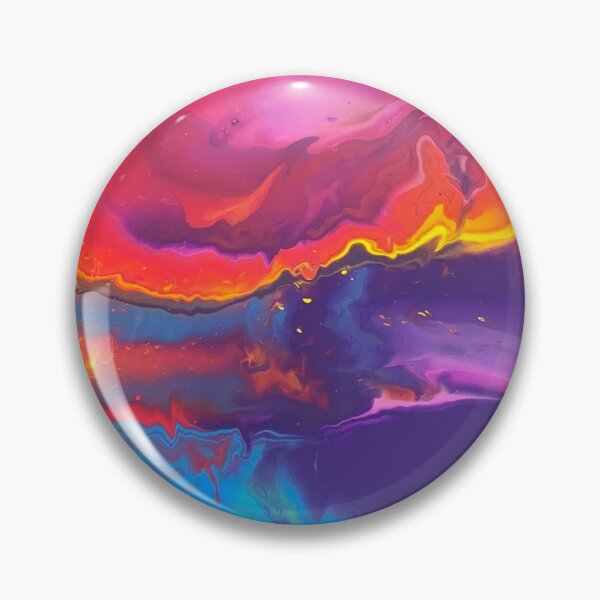 Artikelvorschau, Movere Planet - rundes Acrylic Pouring entworfen und verkauft von atakji.