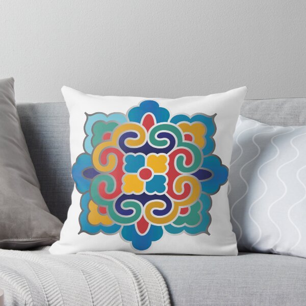 Item preview, Korean Traditional Silver Pattern Style 1 on White BG designed and sold by FollowtheOrigin.