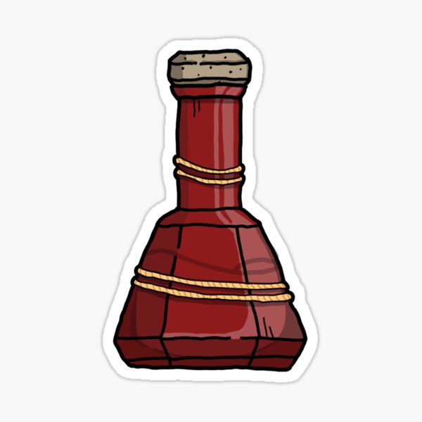 Health Potion sticker — Stubborn Toad