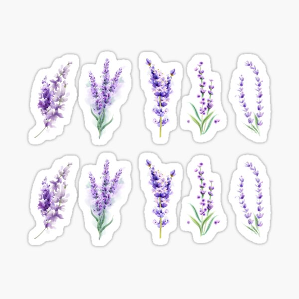  Lavendel Sticker