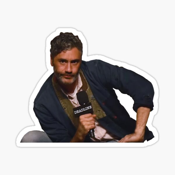 Aperçu de l'œuvre autocollant de taika waititi créée et vendue par lokicdinson.