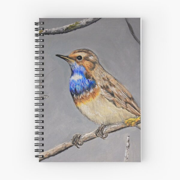 Item preview, White Spotted Bluethroat designed and sold by Pansymade.