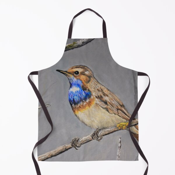 Item preview, White Spotted Bluethroat designed and sold by Pansymade.