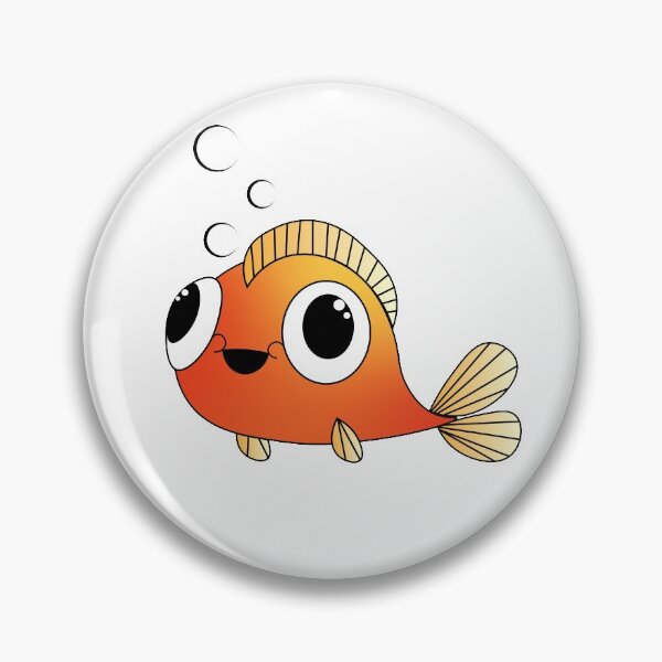 Item preview, Cute and Derpy Goldfish designed and sold by ACreativeFish.