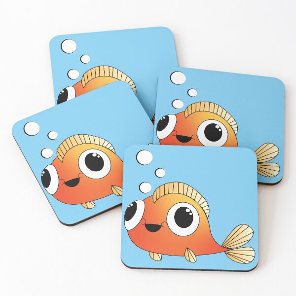 Item preview, Cute and Derpy Goldfish designed and sold by ACreativeFish.
