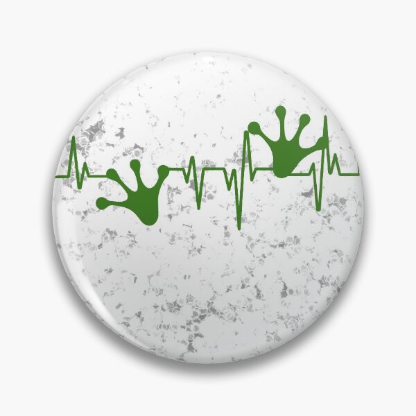 Item preview, Silver Glitter Frog Heartbeat. designed and sold by aboniteblanc.