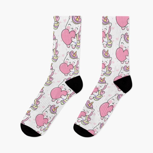 Item preview, Cute Unicorn Heart Valentines Day Girls Kids T-Shirt designed and sold by TheFlipRepublic.