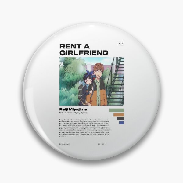 Item preview, Póster minimalista de Rent A Girlfriend designed and sold by CarlosAvila.