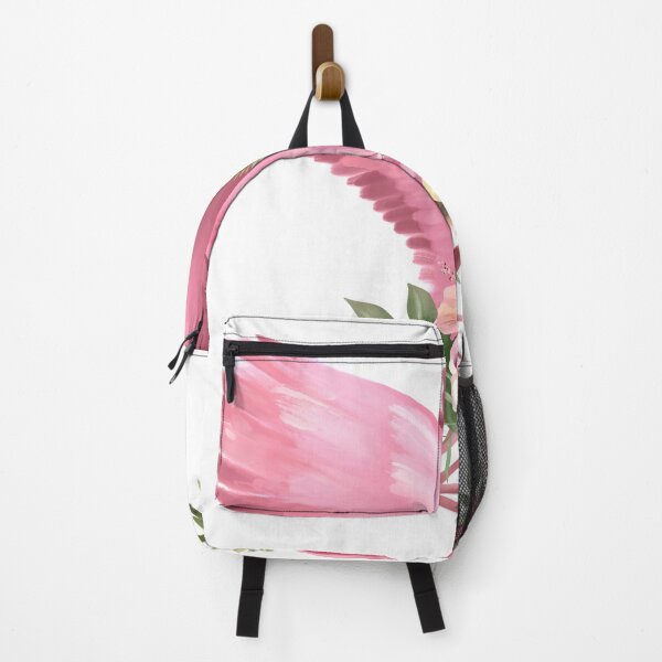 Item preview, Flying flamingo tropical with flowers designed and sold by GoDesign1.