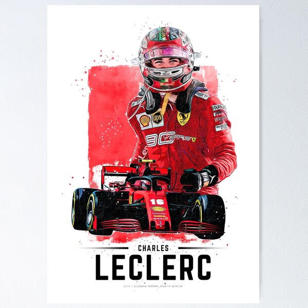 F1 - Charles Leclerc affiches et impressions par DeVerviers - Printler