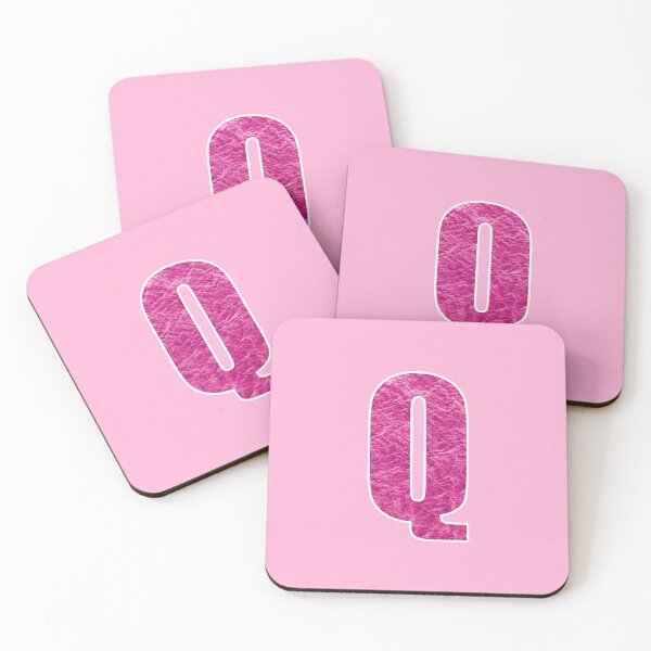 Item preview, Letter Q - Pink Water Wave Ocean Art designed and sold by dylanxh.
