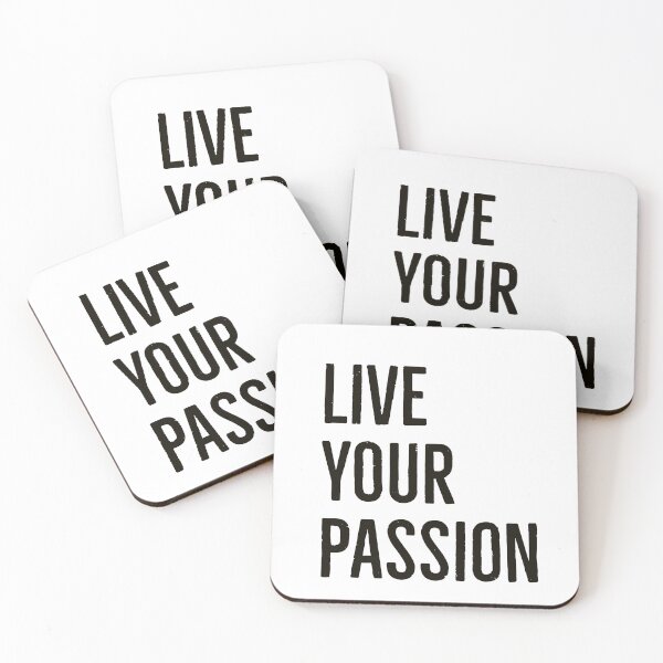 Item preview, Live Your Passion Sticker designed and sold by trqffic.