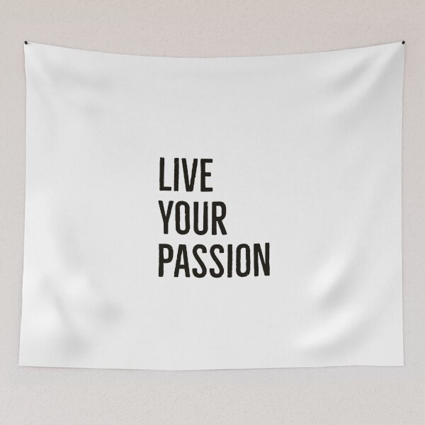 Item preview, Live Your Passion Sticker designed and sold by trqffic.