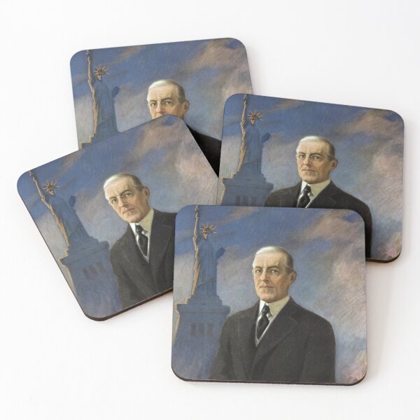 Item preview, Woodrow Wilson And The Statue of Liberty designed and sold by warishellstore.
