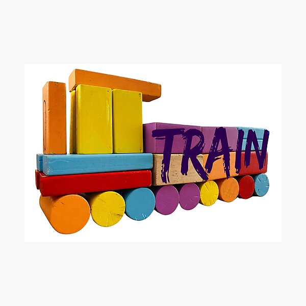 Item preview, Train blocks designed and sold by Nathan Dal’Molin©️Designs .