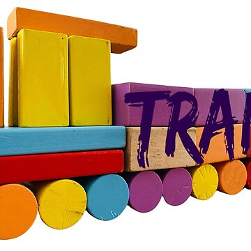 Artwork thumbnail, Train blocks by Nathan Dal’Molin©️Designs
