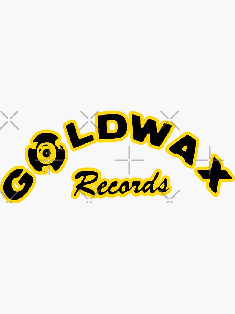 "GOLDWAX RECORDS STICKER AND SHIRT " Sticker for Sale by VoicesLoud