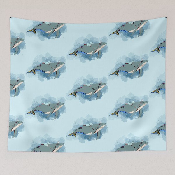 Item preview, sky unicorn whale designed and sold by MossAbbys.