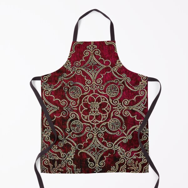 Item preview, Baroque red gold pattern designed and sold by Illium21.