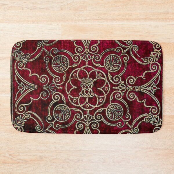 Item preview, Baroque red gold pattern designed and sold by Illium21.