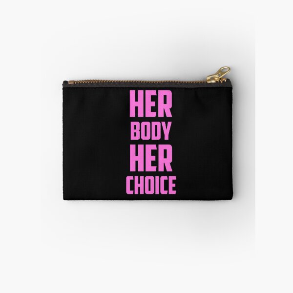 Item preview, Pro Choice Her Body Her Choice | Rally For Abortion Justice designed and sold by Giovanni's  Brown Quotes.