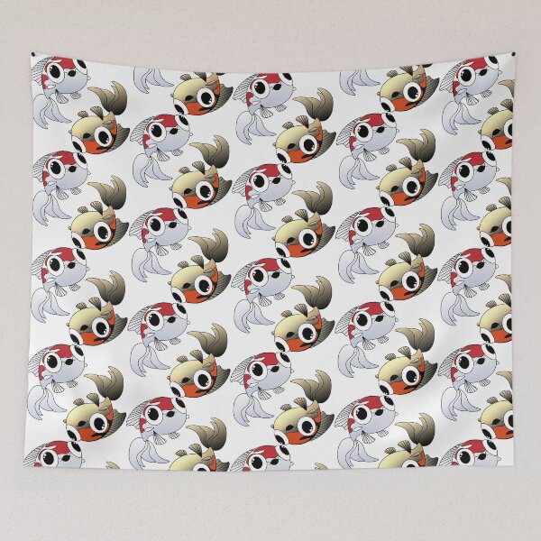 Item preview, Yin and Yang Cute and Derpy Koi Fish designed and sold by ACreativeFish.