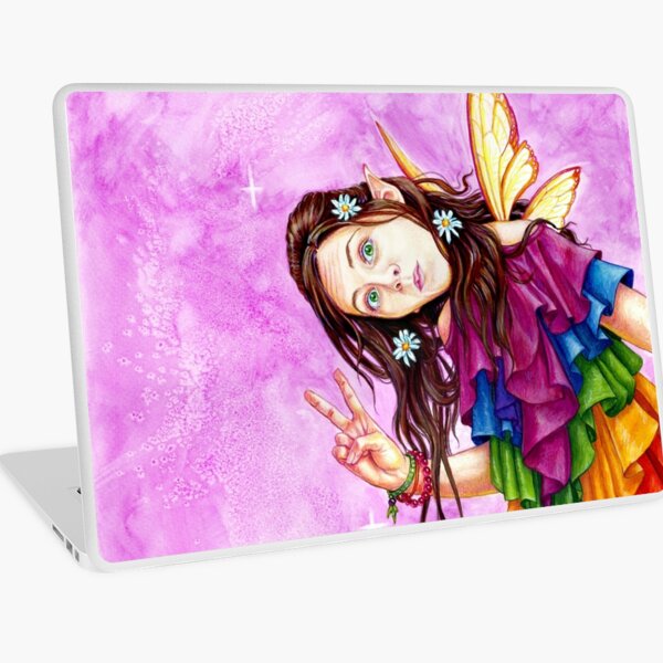 Rainbow Peace Fearie Laptop Skin