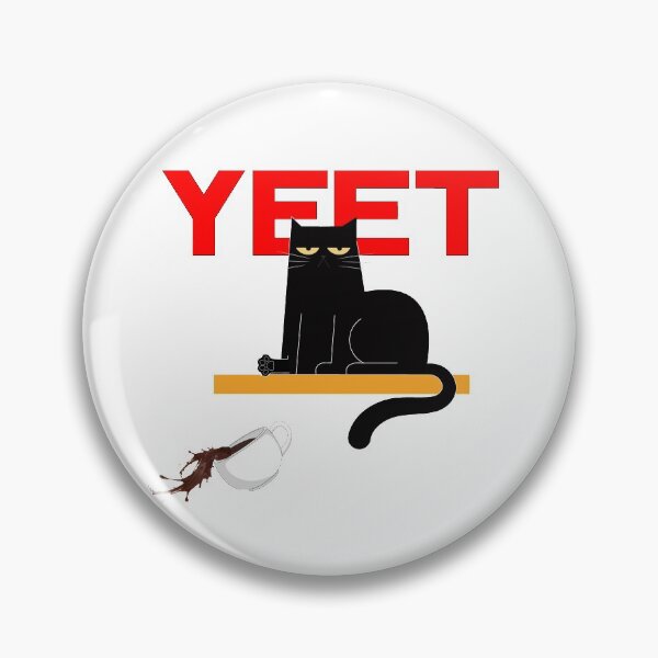 Item preview, Black Cat Yeeting A Mug designed and sold by Sabbaht.