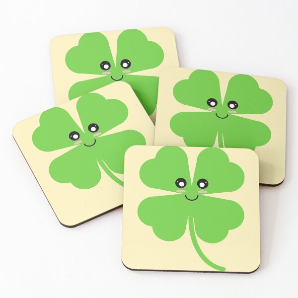 Item preview, Cute Lucky Shamrock in Yellow Background designed and sold by Kelly Leung.