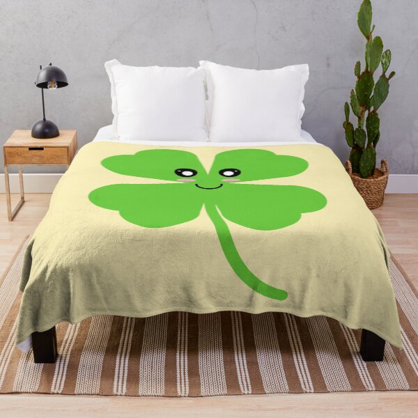 Item preview, Cute Lucky Shamrock in Yellow Background designed and sold by Kelly Leung.