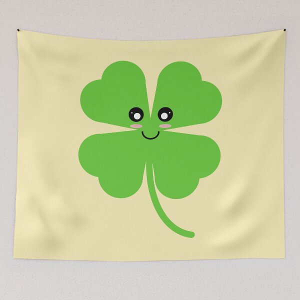 Item preview, Cute Lucky Shamrock in Yellow Background designed and sold by Kelly Leung.