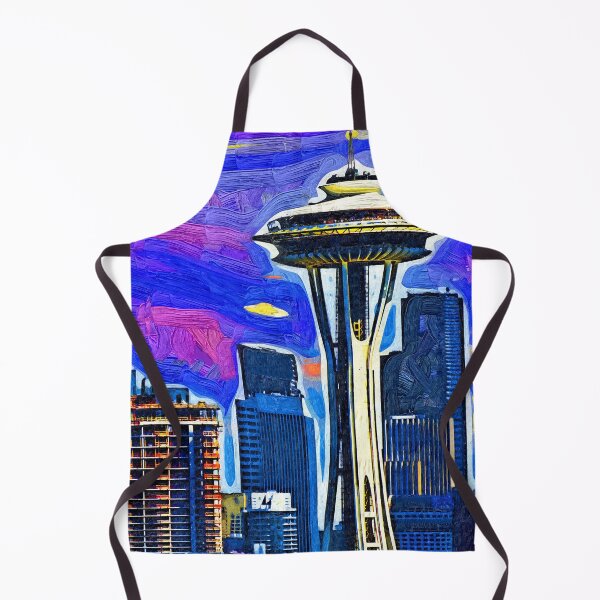 Item preview, Spece Needle Fauvism Style designed and sold by KirtTisdale.